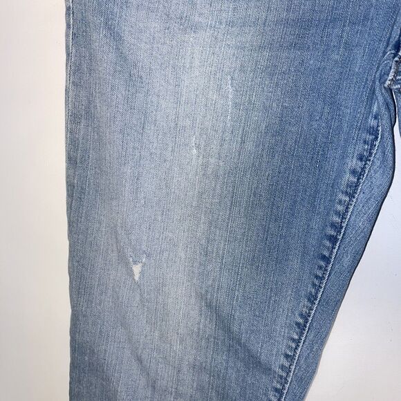 LOFT Relaxed Skinny Jeweled Jeans Pants in Horizon Blue Wash Size 26/2 - Picture 8 of 10